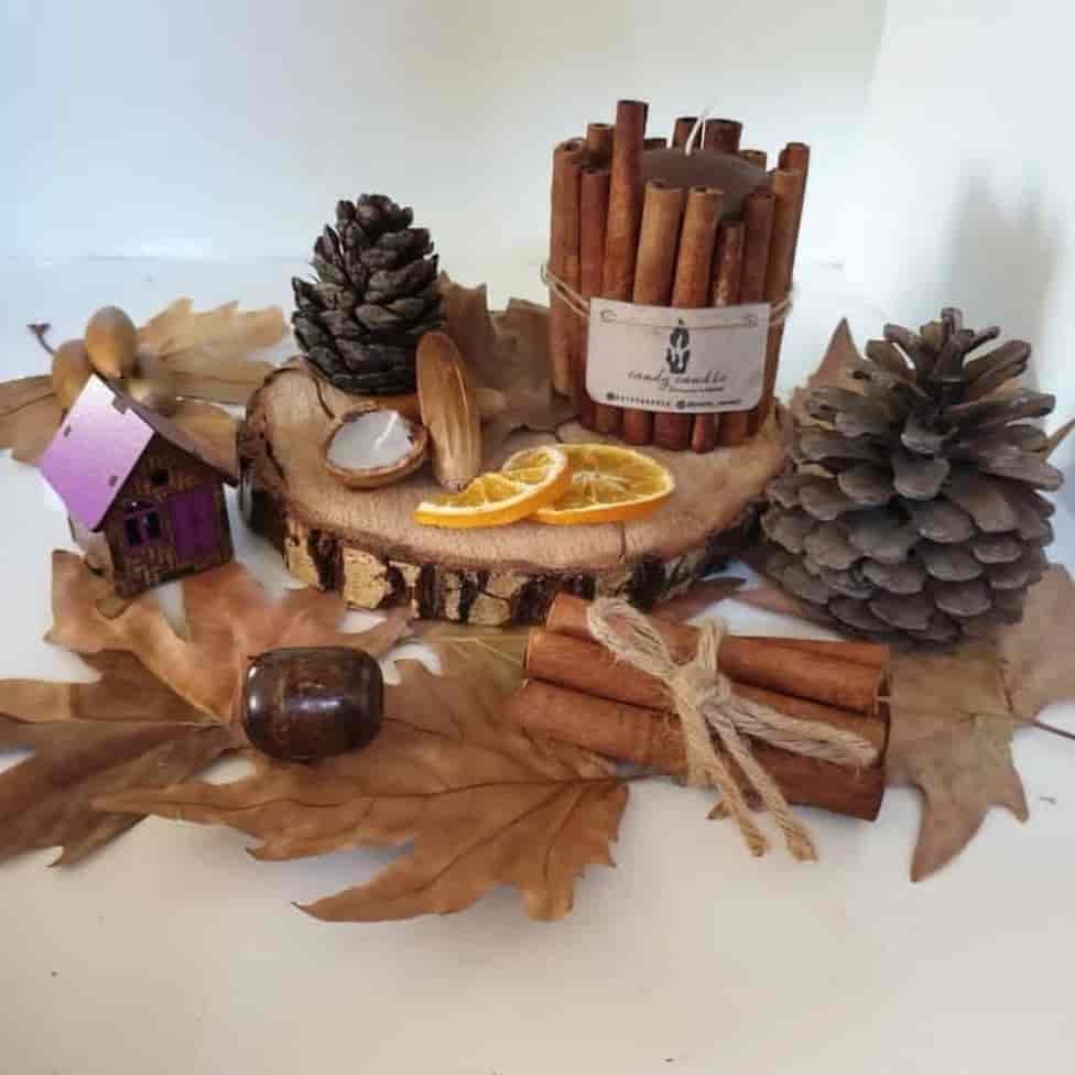 شمع ‌استوانه دارچین